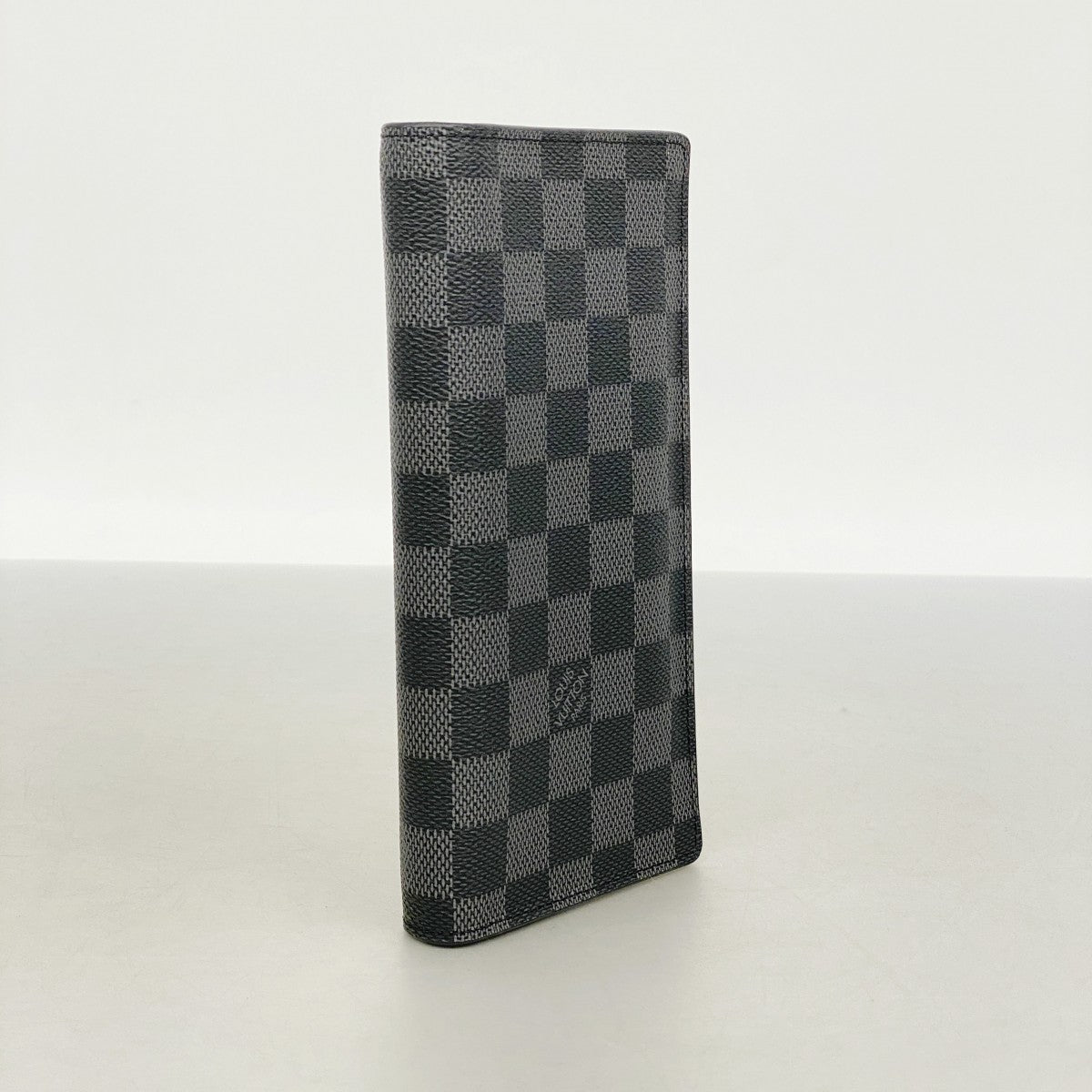 【6fa1401-k】ルイヴィトン 長札入れ ダミエ・グラフィット ポルトフォイユロン N62227 ブラック【中古】メンズ