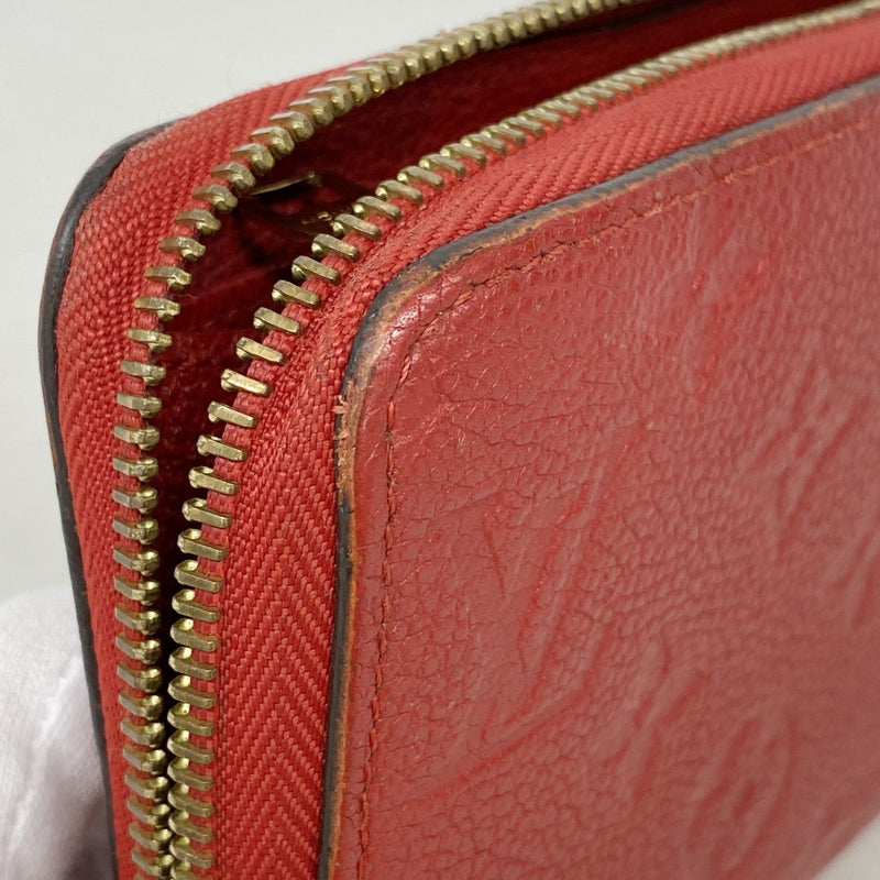 【6fa1430-k】ルイヴィトン 長財布 モノグラム・アンプラント ジッピーウォレット M60547 オリアン【中古】レディース