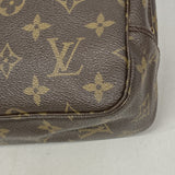 【6fa1437】ルイヴィトン ポーチ トゥルーストワレット23 M47524 ブラウン【中古】レディース
