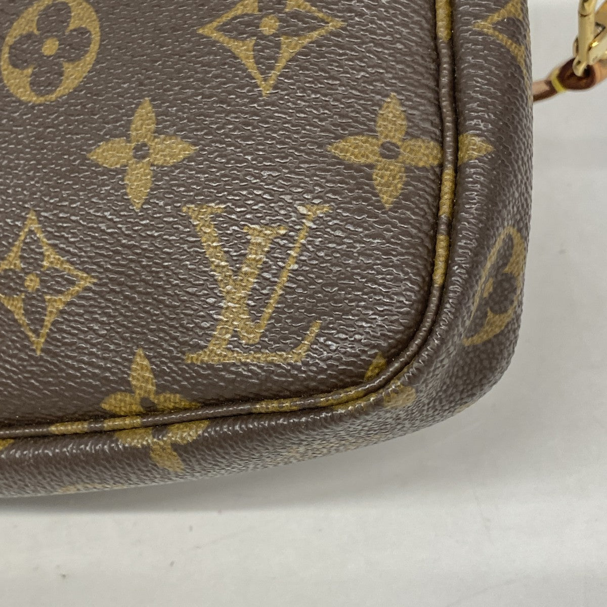 【6fa1439】ルイヴィトン ポーチ モノグラム ポシェットアクセソワール M51980 ブラウン【中古】レディース