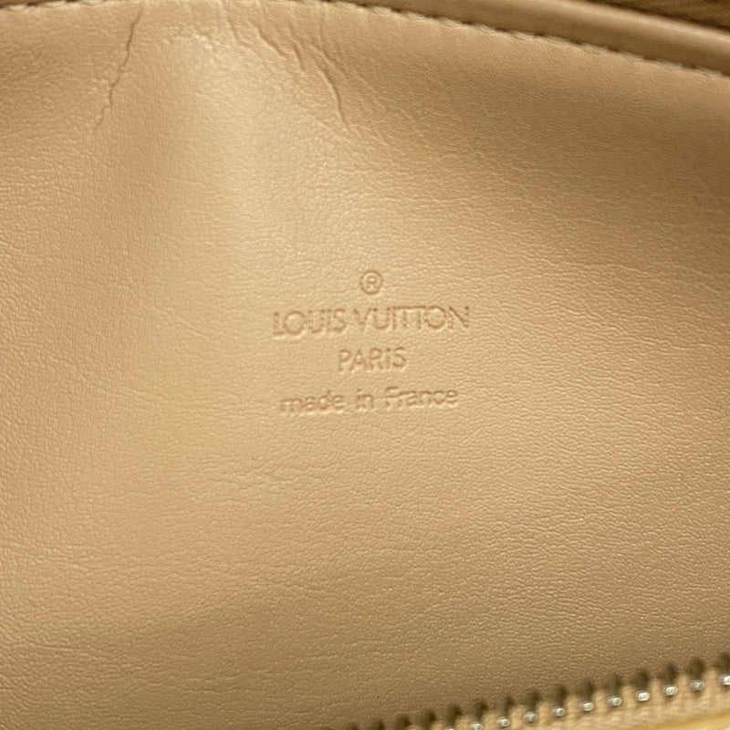 【6fa1447-k】ルイヴィトン ハンドバッグ ヴェルニ ベッドフォード M91329 ノワゼット【中古】レディース