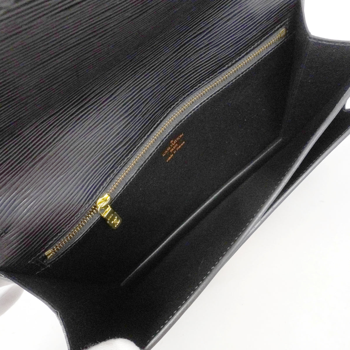 【6fa1453】ルイヴィトン クラッチバッグ エピ ポシェットセリエドラゴンヌ M52612 ノワール【中古】メンズ