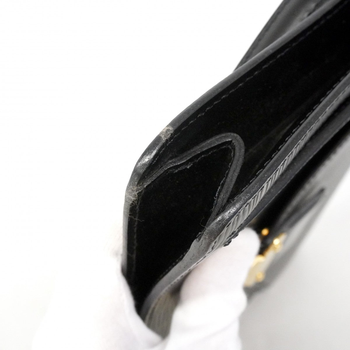 【6fa1453】ルイヴィトン クラッチバッグ エピ ポシェットセリエドラゴンヌ M52612 ノワール【中古】メンズ
