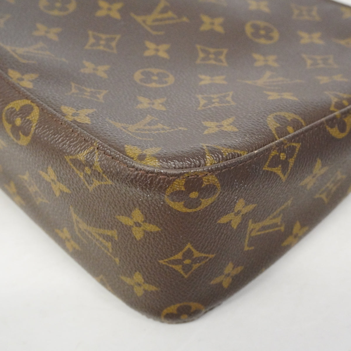 【6fa1456】ルイヴィトン ショルダーバッグ モノグラム ルーピングMM M51146 ブラウン【中古】レディース