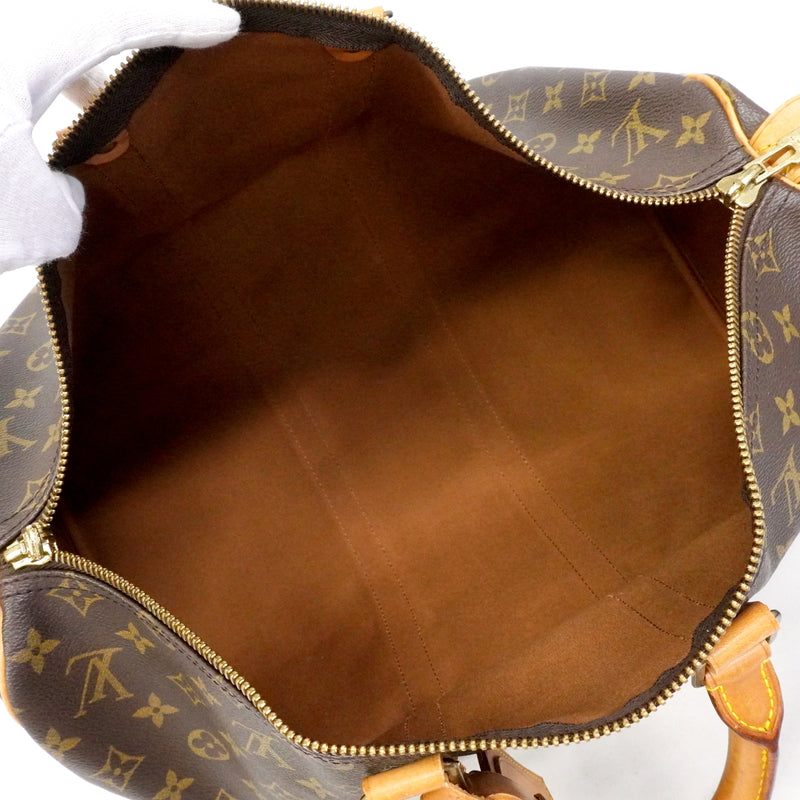 【6fa1460】ルイヴィトン ボストンバッグ モノグラム キーポル45 M41428 ブラウン【中古】メンズ レディース ユニセックス