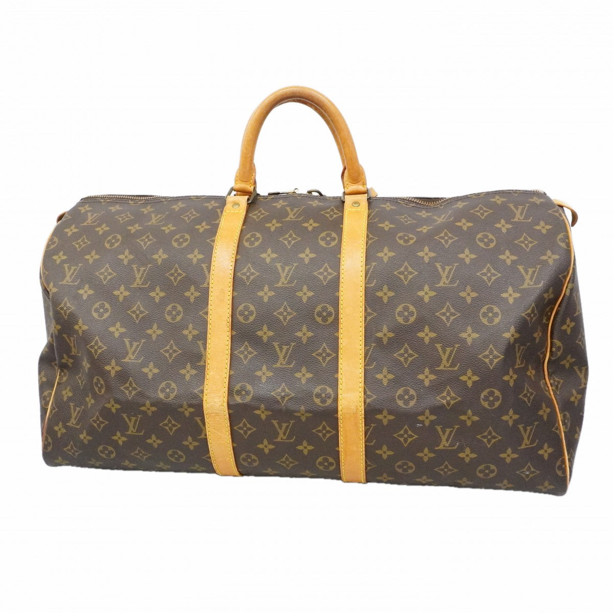 【6fa1461】ルイヴィトン ボストンバッグ モノグラム キーポル55 M41424 ブラウン【中古】メンズ レディース ユニセックス