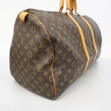【6fa1461】ルイヴィトン ボストンバッグ モノグラム キーポル55 M41424 ブラウン【中古】メンズ レディース ユニセックス