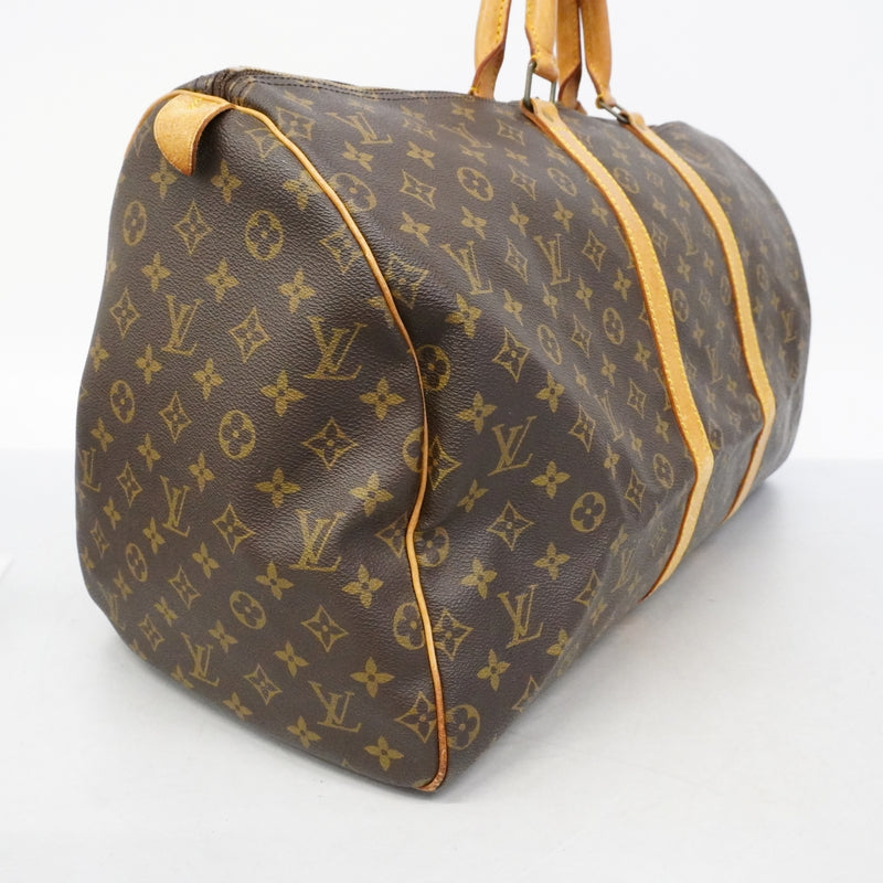 【6fa1461】ルイヴィトン ボストンバッグ モノグラム キーポル55 M41424 ブラウン【中古】メンズ レディース ユニセックス