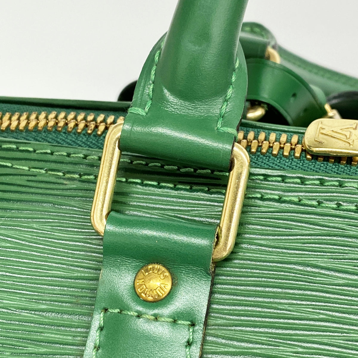 【6fa1462】ルイヴィトン ボストンバッグ エピ キーポル50 M42964 ボルネオグリーン【中古】メンズ レディース ユニセックス