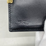 【6fa1467】フェンディ 財布 レザー ブラック ゴールド金具【中古】レディース