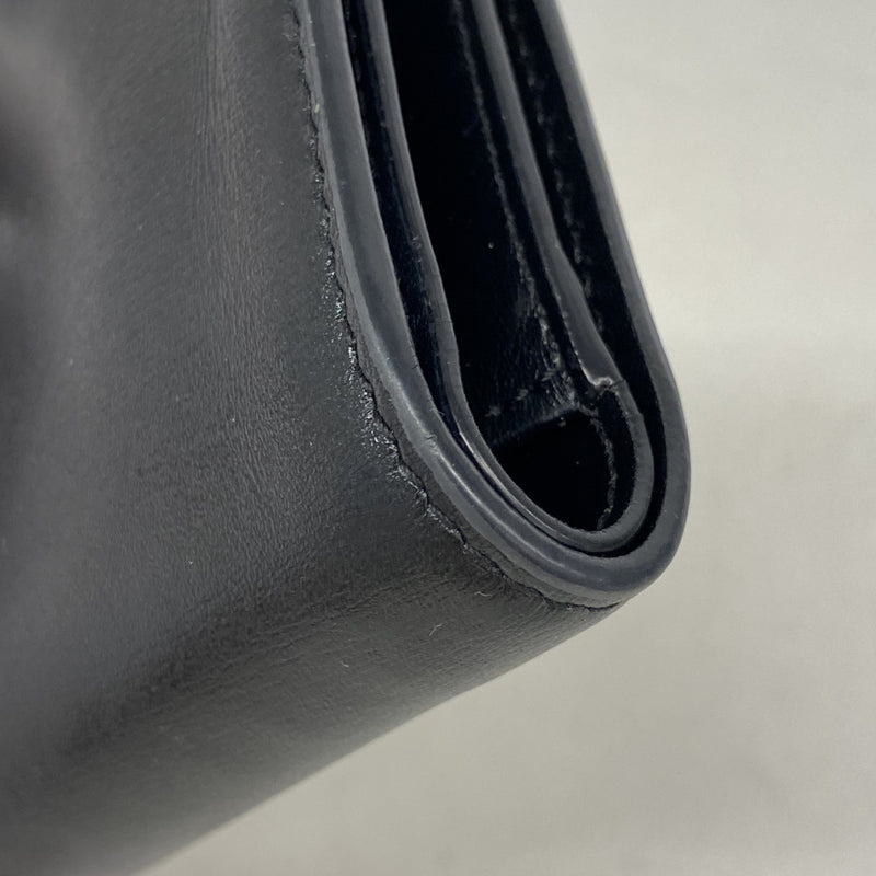 【6fa1467】フェンディ 財布 レザー ブラック ゴールド金具【中古】レディース