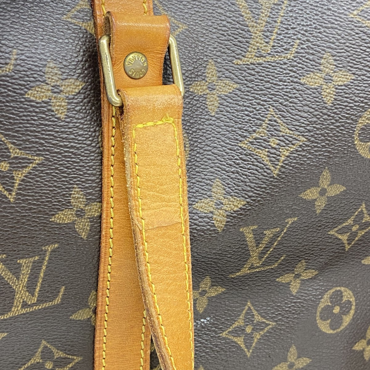 【6fa1471】ルイヴィトン ショルダーバッグ モノグラム サックショッピング M51108 ブラウン【中古】レディース