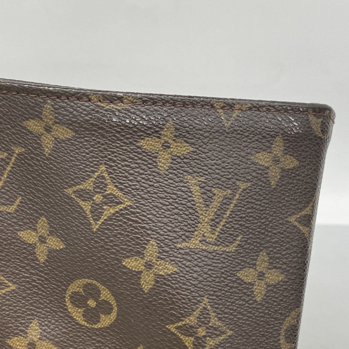 【6fa1471】ルイヴィトン ショルダーバッグ モノグラム サックショッピング M51108 ブラウン【中古】レディース