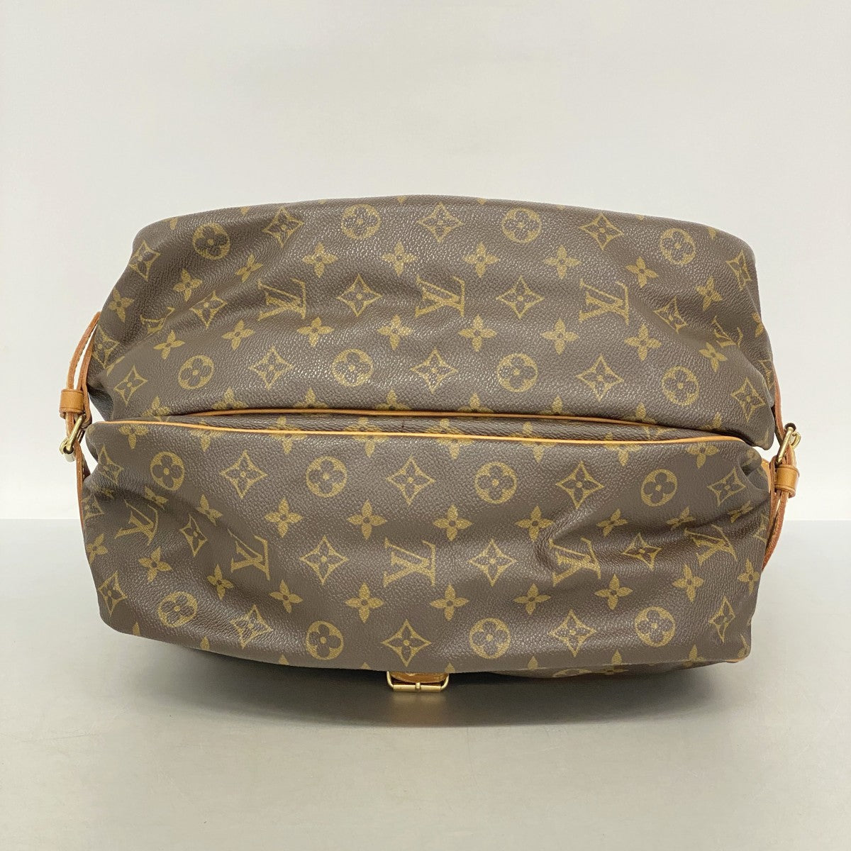【6fa1485】ルイヴィトン ショルダーバッグ モノグラム ソミュール35 M42254 ブラウン【中古】レディース