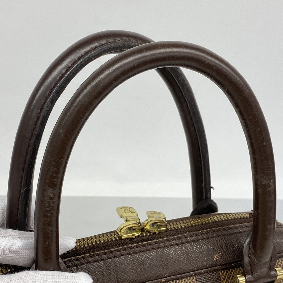【6fa1487】ルイヴィトン ハンドバッグ ダミエ ブレラ N51150 エベヌ【中古】レディース