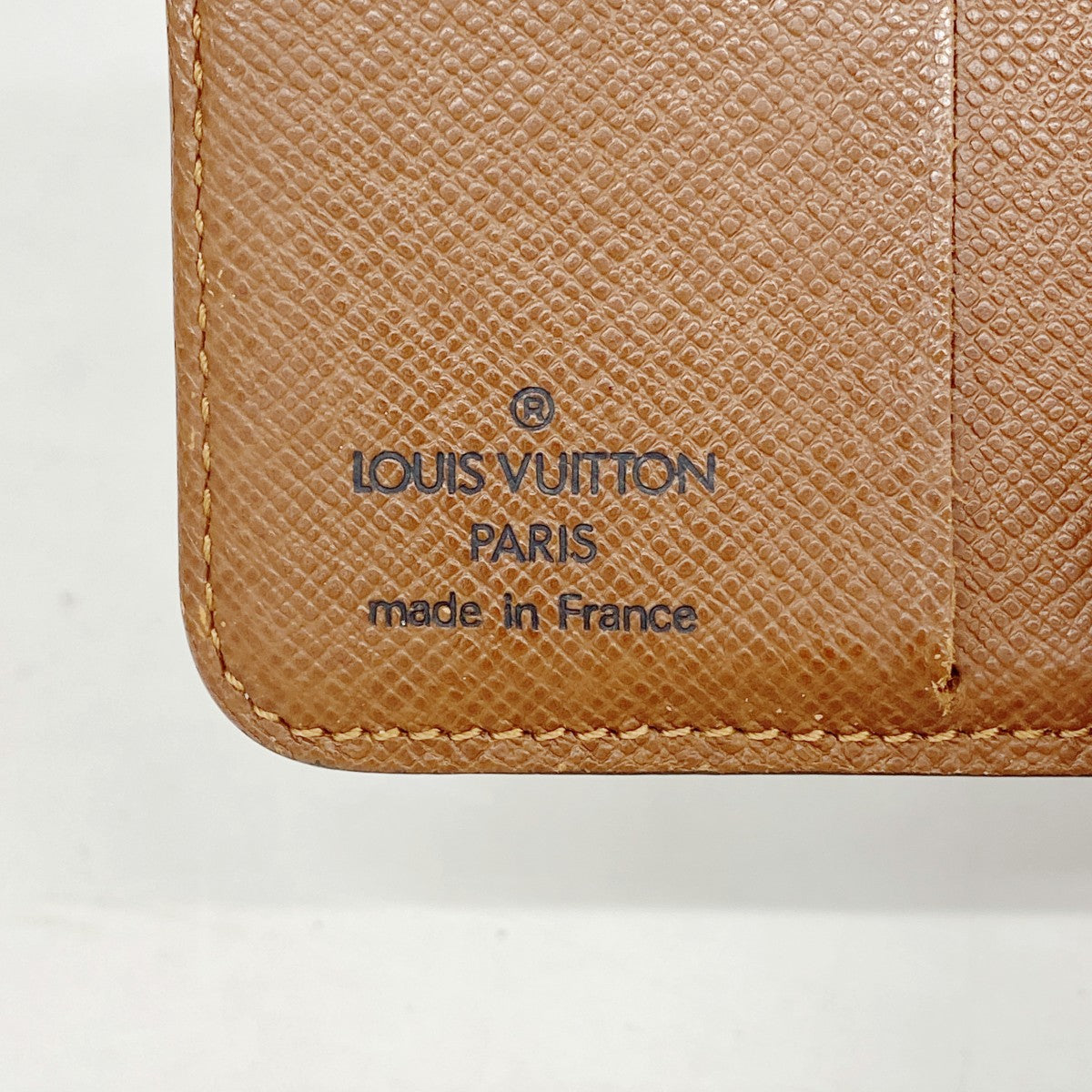【6fa1490】ルイヴィトン 財布 モノグラム コンパクトジップ M61667 ブラウン【中古】レディース
