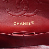 【6fa1535】シャネル ショルダーバッグ マトラッセ Wフラップ Wチェーン ラムスキン ブラック ゴールド金具【中古】レディース