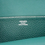【6fa1536】エルメス ハンドバッグ アルザン31 トリヨンクレマンス ヴェールヴェルティゴ シルバー金具 A刻印【中古】レディース
