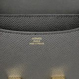 【6fa1537】エルメス ショルダーバッグ コンスタンス18 ヴォーエプソン グリミスティ ゴールド金具 G刻印【中古】レディース