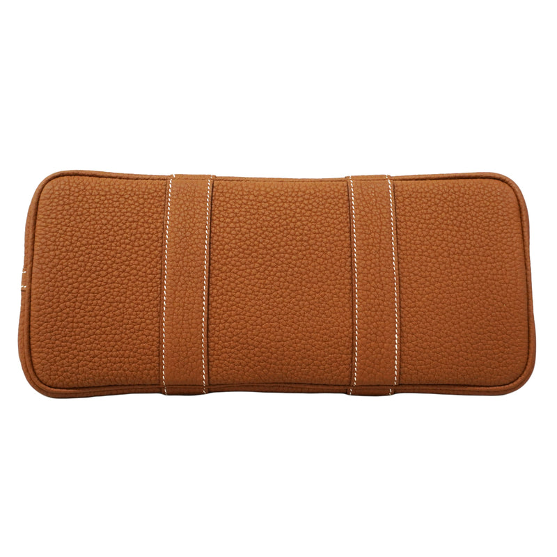 【6fa1539】エルメス トートバッグ ガーデンパーティTPM ネゴンダ ゴールド シルバー金具 U刻印【中古】レディース