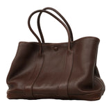【6fa1541-h】エルメス トートバッグ ガーデンツイリーTPM スイフト ハバナ シルバー金具 □J刻印【中古】レディース