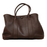 【6fa1541-h】エルメス トートバッグ ガーデンツイリーTPM スイフト ハバナ シルバー金具 □J刻印【中古】レディース