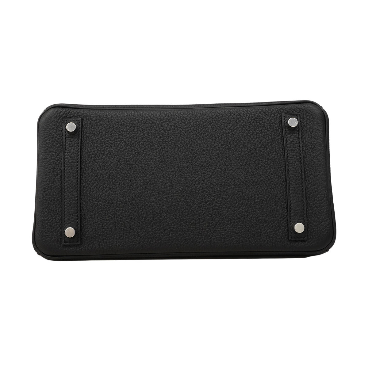 【6fa1551-g】エルメス ハンドバッグ バーキン30 トゴ ブラック シルバー金具 K刻印【中古】レディース
