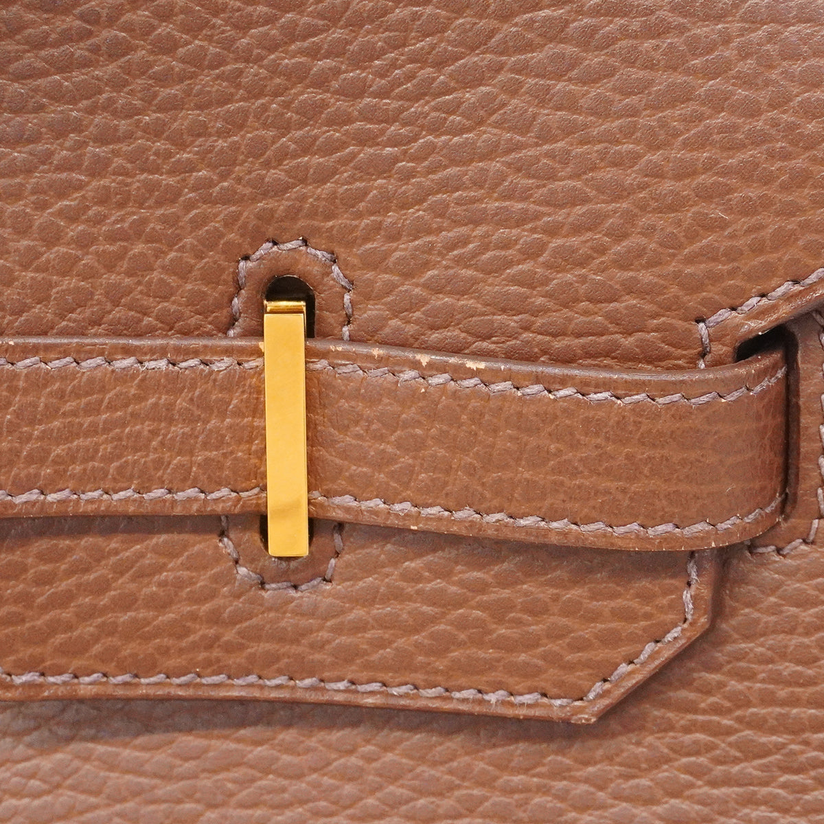 【6fa1555】エルメス ハンドバッグ バーキン35 アルデンヌ マロン ゴールド金具 □F刻印【中古】レディース