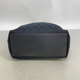 【6fa1557】グッチ トートバッグ GGキャンバス 153009 キャンバス ブラック ゴールド金具【中古】レディース
