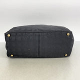 【6fa1560】シャネル トートバッグ ニュートラベル ナイロン ブラック ゴールド金具【中古】レディース