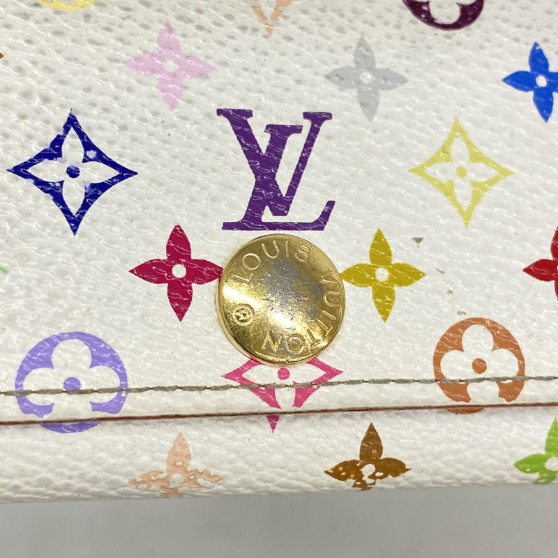 【6fa1566】ルイヴィトン キーケース モノグラム・マルチカラー ミュルティクレ4 M93731 ブロン【中古】レディース