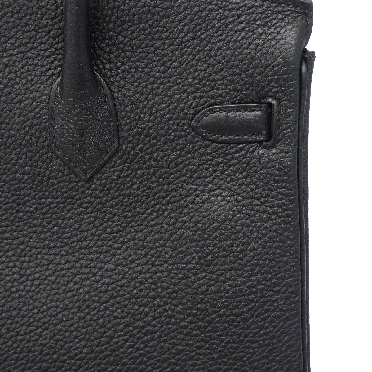 【6fa1568-g】エルメス ハンドバッグ バーキン25 トゴ ブラック ゴールド金具 K刻印【中古】レディース