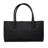 【6fa1570】シャネル ハンドバッグ エグゼクティブ キャビアスキン ブラック ゴールド金具【中古】レディース