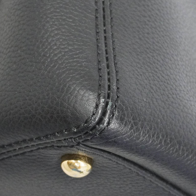 【6fa1570】シャネル ハンドバッグ エグゼクティブ キャビアスキン ブラック ゴールド金具【中古】レディース