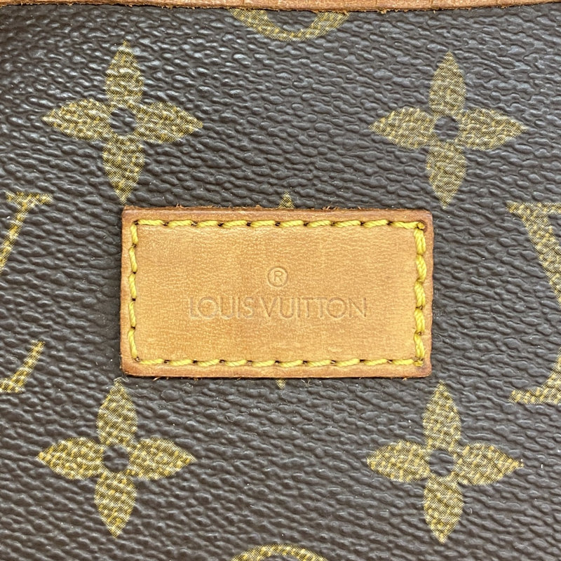【6fa1572】ルイヴィトン ショルダーバッグ モノグラム ソミュール35 M42254 ブラウン【中古】レディース