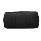 【6fa1612-h】エルメス トートバッグ ガーデンパーティPM ネゴンダ ブラック シルバー金具 D刻印【中古】レディース