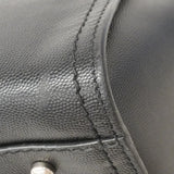 【6fa1662-h】シャネル チェーントート ドーヴィル チェーンショルダー キャビアスキン ブラック シルバー金具 2wayバッグ【中古】レディース