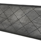 【6fa1628-h】シャネル ショルダーバッグ デカマトラッセ Wチェーン ラムスキン ブラック ゴールド金具【中古】レディース