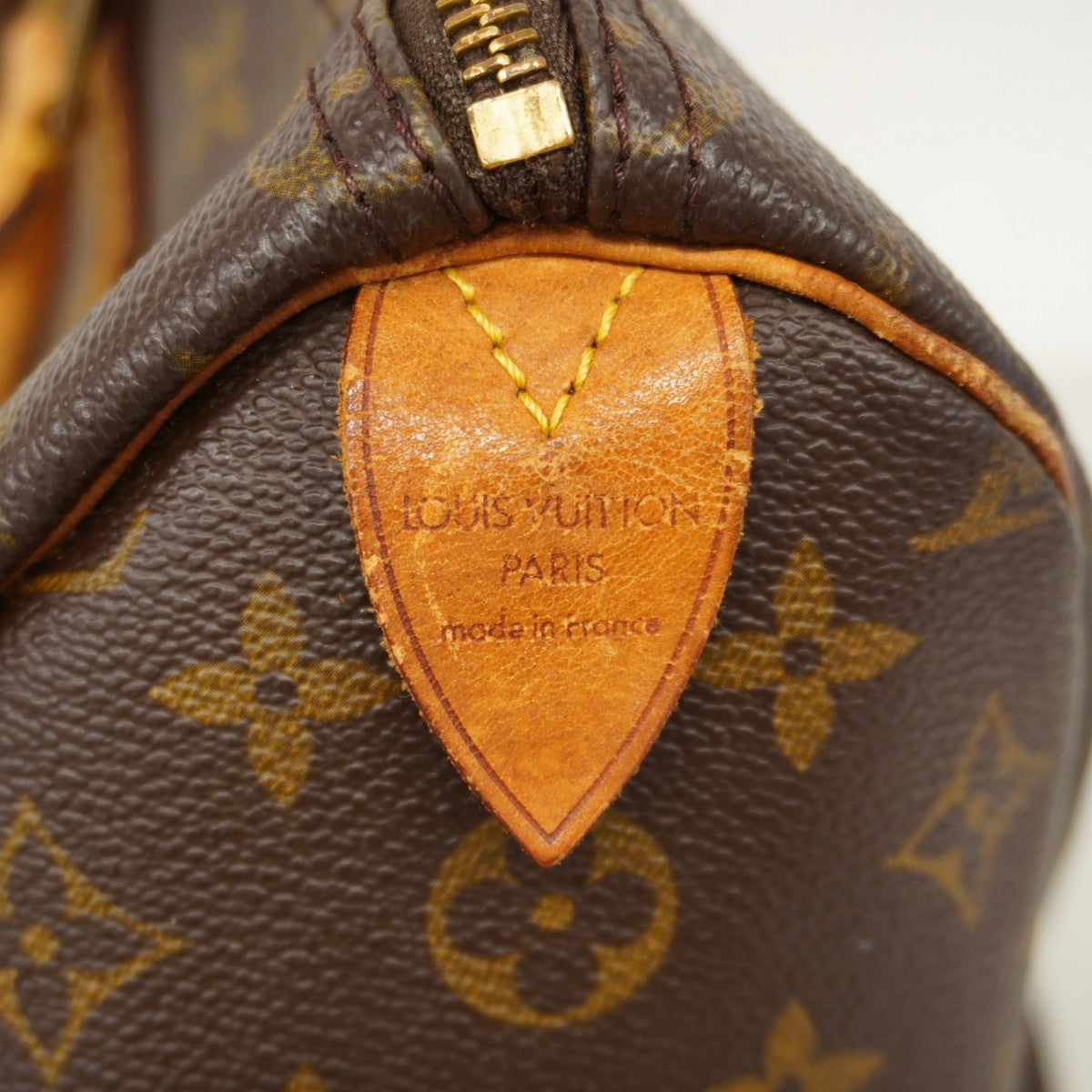 【6fa1654】ルイヴィトン ハンドバッグ モノグラム スピーディ35 M41107 ブラウン【中古】レディース