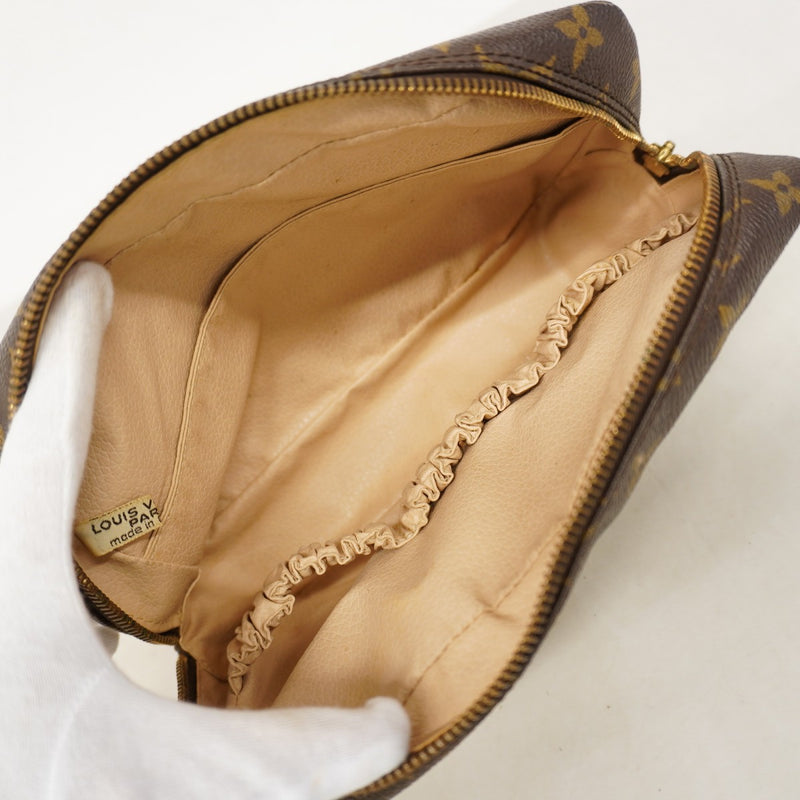 【6fa1659】ルイヴィトン ポーチ モノグラム トゥルーストワレット23 M47524 ブラウン【中古】レディース