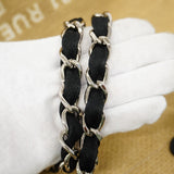 【6fa1674-k】シャネル チェーントート ドーヴィル チェーンショルダー キャンバス ベージュ シルバー金具【中古】レディース