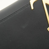 【6fa1682-k】ルイヴィトン ショルダーバッグ ポシェットルイーズGM M51631 ブラック【中古】レディース