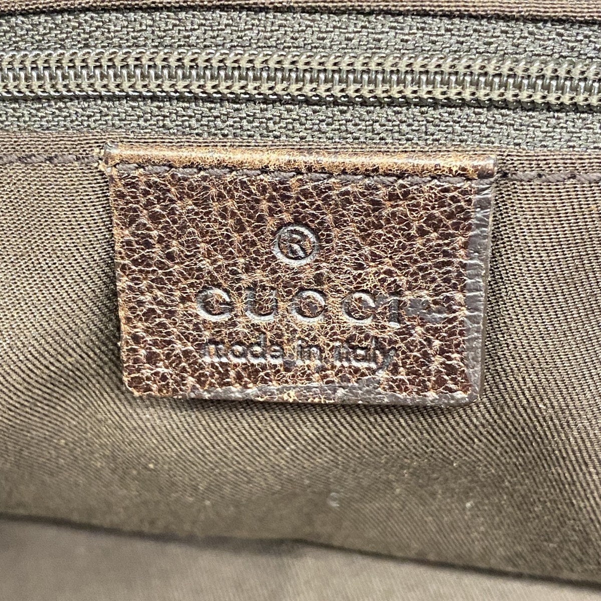 【6fa1684】グッチ ショルダーバッグ GGキャンバス/シェリーライン 161720 キャンバス ベージュ ブラウン ゴールド金具【中古】レディース