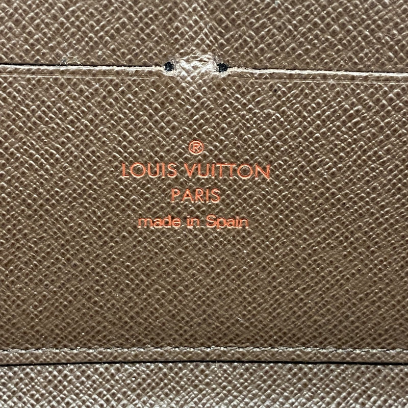 【6fa1694】ルイヴィトン 長財布 ダミエ ジッピーウォレット N60015 エベヌ【中古】メンズ レディース ユニセックス
