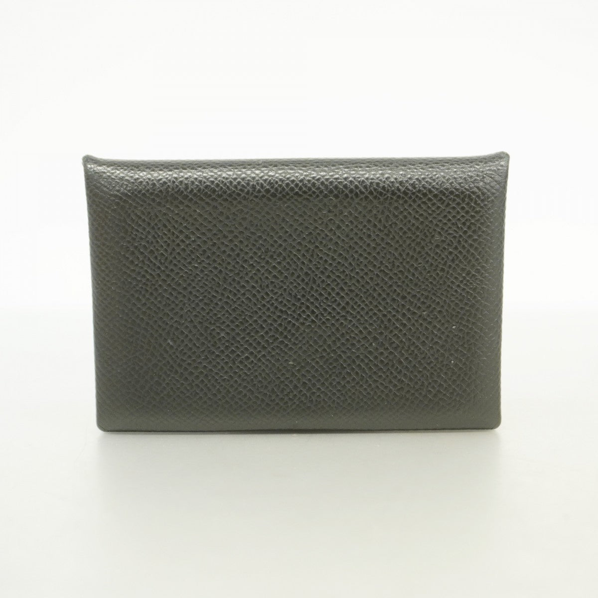 【6fa1714】エルメス カードケース カルヴィ ヴォーエプソン ブラック シルバー金具 Y刻印【中古】メンズ レディース ユニセックス