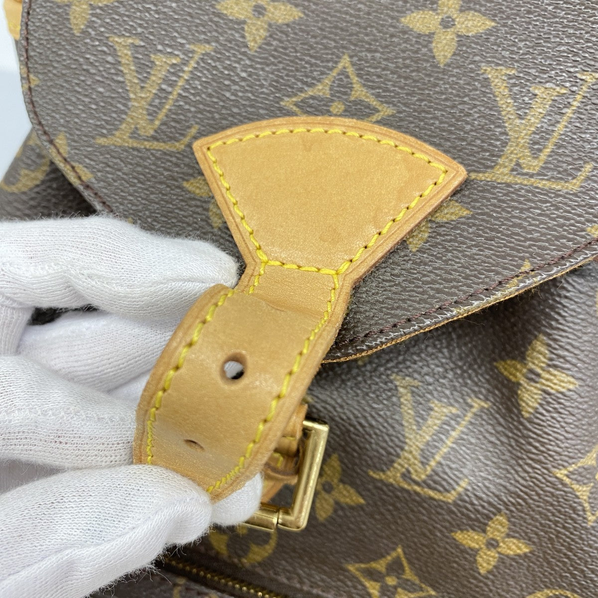 【6fa1721】ルイヴィトン リュック・デイパック モノグラム モンスリMM M51136 ブラウン【中古】レディース