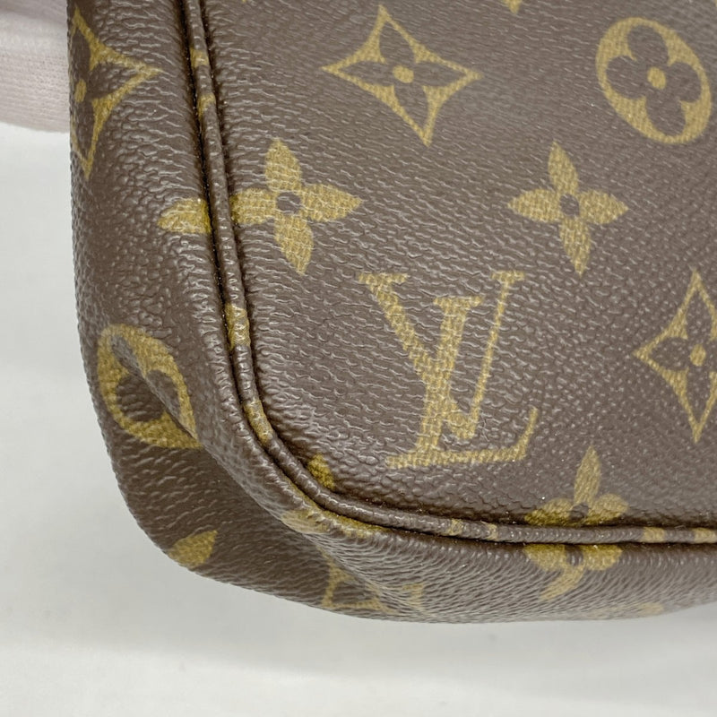 【6fa1722】ルイヴィトン ポーチ モノグラム ポシェットアクセソワール M51980 ブラウン【中古】レディース