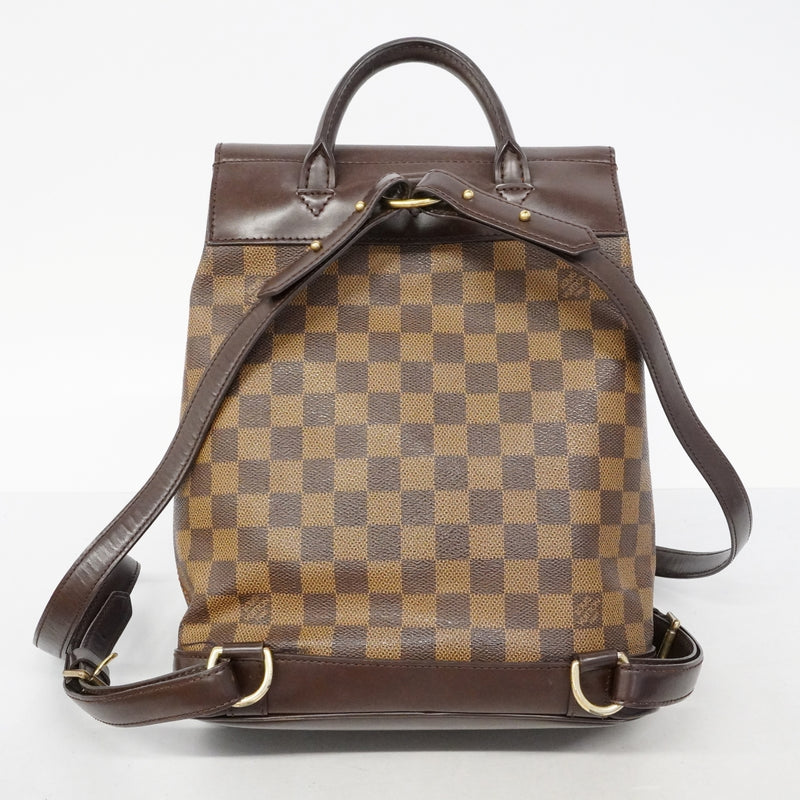 【6fa1732】ルイヴィトン リュック・デイパック ダミエ ソーホー N51132 エベヌ【中古】レディース