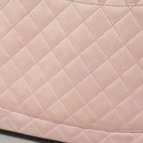 【6fa1735】シャネル トートバッグ カンボン ラムスキン ピンク シルバー金具【中古】レディース