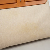 【6fa1736】エルメス ハンドバッグ エールバッグPM トワルアッシュ ナチュラル シルバー金具 □E刻印 2wayバッグ【中古】レディース